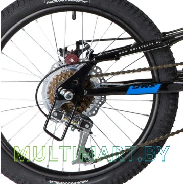 Детский велосипед Novatrack Shark 20SS6D.SHARK.BK20 (черный, 2020) картинка 5
